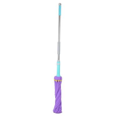 China Viable Factory High Quality Cheap Cleaning Dust Mop Purple Twist Plastic Wipers for sale