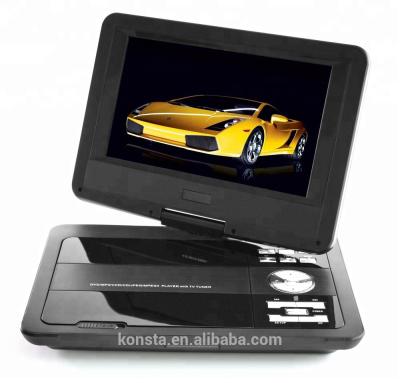 China PORTABLE TV portable dvd player 7.4v battery with dvb-t2, digital tv, 7802 mstar car put portable dvb-t tv player KA-998D for sale