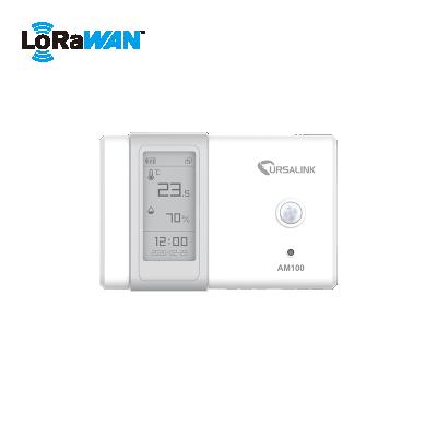 China NFC Configured IoT Applications Ursalink AM102 Series LoRaWAN Ambient Monitoring Sensor E-ink Display for sale