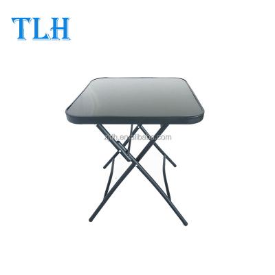 China PROMOTIONAL OUTDOOR LEISURE SQUARE (height) FOLDING BISTRO TABLE adjustable for sale