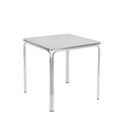 China Modern Bolero Square Stacking Table Stainless Steel 700mm for sale