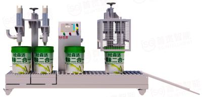 Cina Semi Automatic Oil Filling Machine Chemical Fertilizer Production in vendita