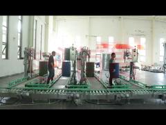 200L IBC fully automatic multi-functional opening, filling and capping production line