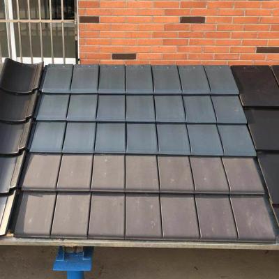 China Resistant To Pressure Flat Type Yixing Longguan Red Colors Roof Clay Tiles for sale