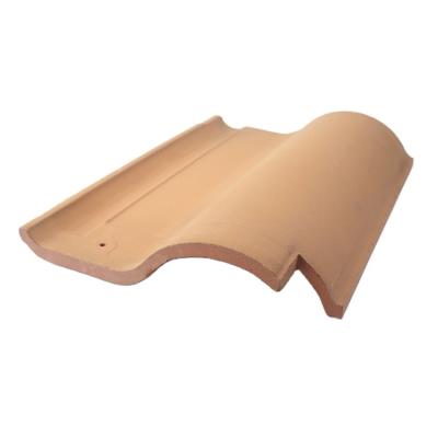 China Resistant to Pressure Large Quantity Glazed Red Roman Clay Roofing Tiles for sale