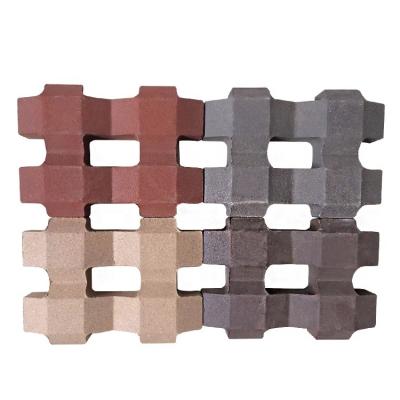 China Red Lawn Bricks Of Best Quality Corner Bricks Green And Environmental Protection For Garden for sale