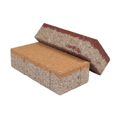 China Corner Bricks Price Cheap Paving Water Permeable Bricks For Sidewalk for sale