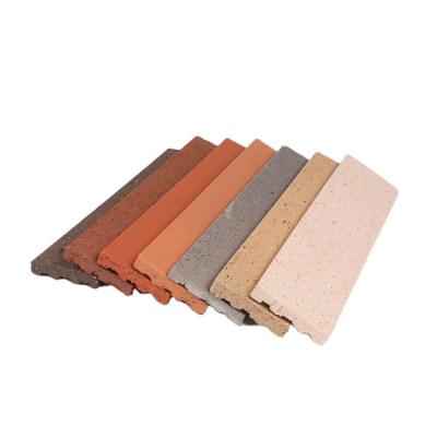 China Professional Facade Wall Paving Clay Brick Manufacturer of Corner Bricks for sale