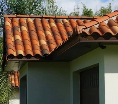 China Modern Fine Quality Spanish Clay Roof Tile For Building Project for sale