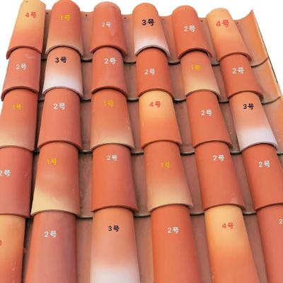 China Yixing Longguan Modern Factory Spanish Terracotta Red Roof Tiles for sale