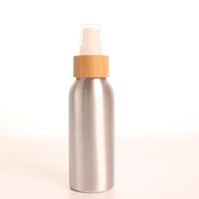 China Bamboo Personal Mist Packaging 100ml Skin Care Sprayer Alum Bottle Mist Spray Facial Repair Bottle For Wholesale for sale