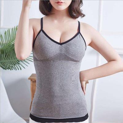 China Girls Antibacterial Asian Free Size Seamless Tank Tops Seamless Camisole For Young Ladies Crisscross Straps Camis Shaper for sale