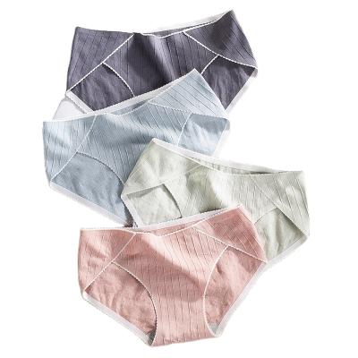 China Comfortable Antibacterial Girls Pure Cotton Underwear and Fashion Panties for Women Candy Colors Girls Underwear M-XL for sale