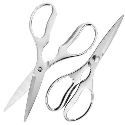 China Fashionable High Quality Polish Stainless Steel Mirror Blade Kitchen Scissors Multi Purpose Shears for sale