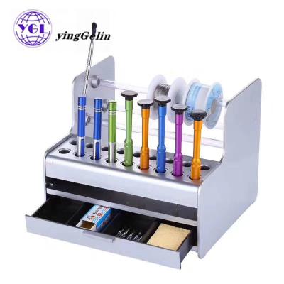 China Multifunctional Repair Tools Storage Box For Mobile Phone Repair Screwdriver Tweezers Machine Parts Box for sale