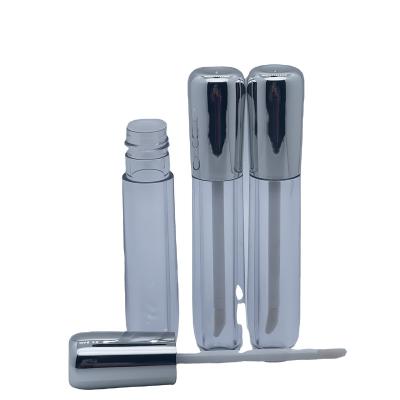 China High Quality Cosmetic Ribbon Cap Tube Transparent Lip Gloss Package For Cosmetic for sale