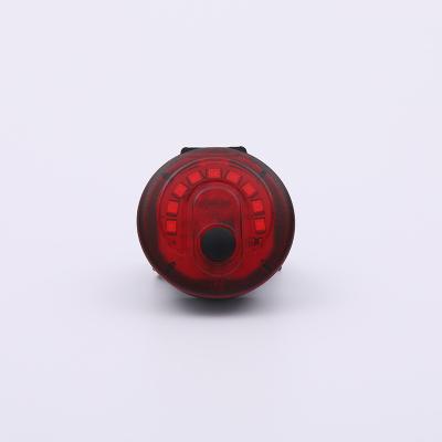 China High Quality ABS 200mAh Battery Capacity High Brightness 5 Modes Leadbike Rear Bike Light Attch To Seatpost for sale