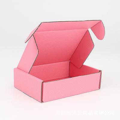 China Recycled Materials Eco Friendly Custom Foldable Cardboard Mailer Shipping Boxes With Logo For Clothing for sale