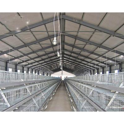 China Steel Chicken Shed Low Cost Prefab Drawings Building Steel Structure Chicken Shed for sale