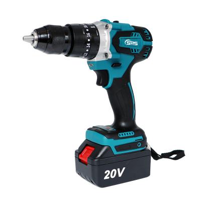 China 20V 4000mAh Battery Power Cordless Electric Drill Impact 28*26*10cm for sale