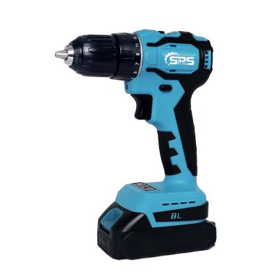 China 2000mAh Li-ion Battery 20V Cordless Brushless Drill 28*26*10cm for sale