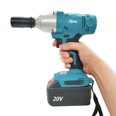 China Professional high power 20v grade cordless impact wrench 35*30*11cm for sale