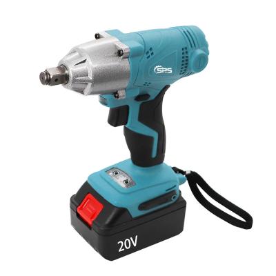 China 20V DC Motor Heavy Duty Cordless Impact Electric Wrench 35*30*11cm for sale