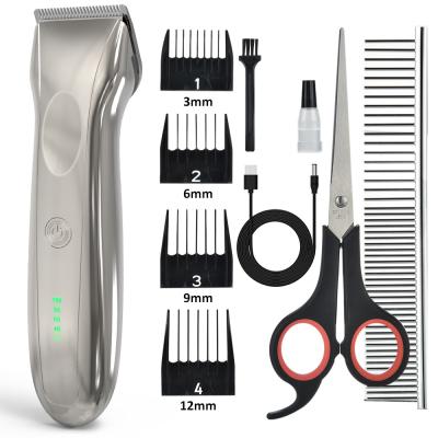 China FCC Certificate Professional Animal Sustainable Cat Pet Dog Hair Trimmer OEM Set Electric Pet Clipper for sale