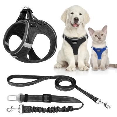 China Mesh Dog Harness Pet Puppy Viable Soft Comfort Padded Invest No Pull Harness for sale