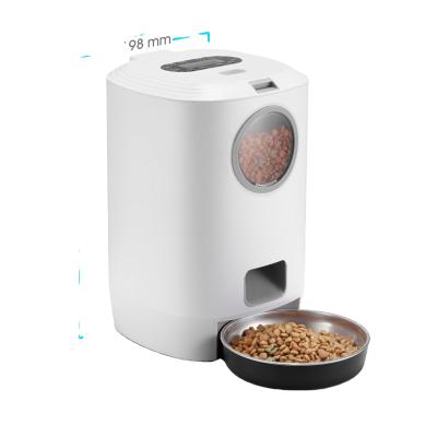 China Automatic Cat Food Dispenser Bowls Automatic Pet Smart Dog Feeder For Cats And Dogs for sale