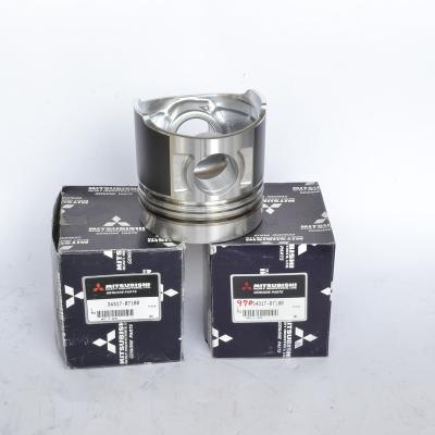 China Auto Engine Parts 6D16 Cylinder Engine Piston For Mitsubishi Spare Part for sale