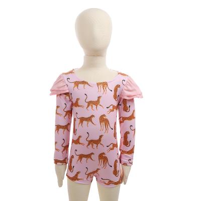 China Latest Long Sleeve Plug & Play Anti Shrink Printing Small Animal Infant Teenage Girls 10 Years Old Fashion Long Top for sale