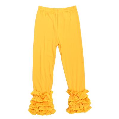 China Red Color Fade Proof High Waist Rip Bell Toddler Girls Colorful Kids Milk Crac! crack! the beehive silk gaiters that the bottoms fall pants for sale