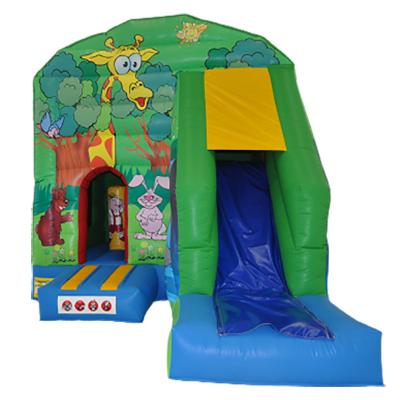 China Ourdoor AOQI Forest Combo Inflatable Bouncer Jumping Bouncy Castle With Slide for sale