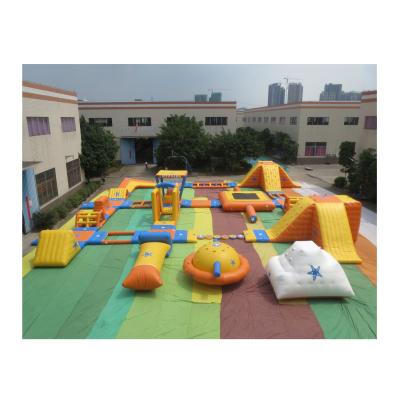 China Water Sports Products New Commercial Aqua Inflatable Water Game / Floating Inflatable Saltwater Park for sale