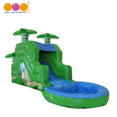 China AOQI Custom Inflatable Water Slide Clearance For Kids AQ10155 for sale