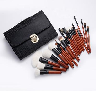 China Angular Blush Professional Wholesale 26 Pcs Goat Hair Makeup Brush Set Custom Made Brush Sets In Stock for sale