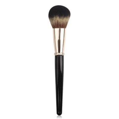 China Angular Blush Brush #409 Blush Big Logo Custom Single Diamond Soft Fiber Powder Blush Brush for sale