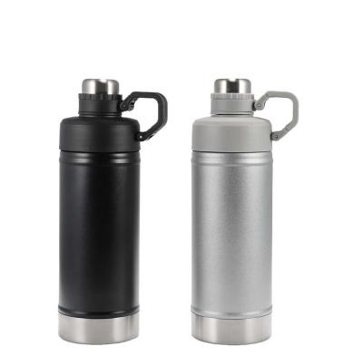 China Sports Bottle 18/8 Stainless Steel Flask Outdoor Leakproof Vacuum Insulated Wide Mouth Stainless Steel Bottle for sale