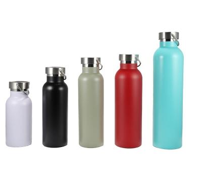 China eco-friendly reusable sports botella de agua water bottle directly sell custom double wall stainless steel yoga sport water bottle for sale