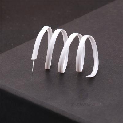 China Wrapping Wire 3.0/4.0/5.0mm Full Core Single/Double Core Nose Bridge Bar Nose Wire Plastic Nose Clip For Face Mask for sale