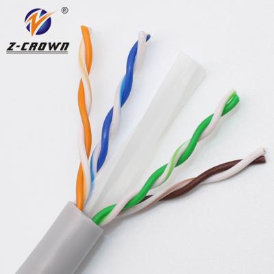 China Bare Copper High Quality Since 1000ft/box Network Cables Cat6 23awg PVC UTP Cat6 Cable for sale