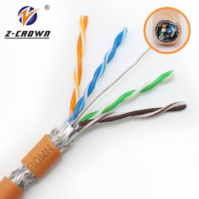 China Shenzhen Manufacture UTP/FTP/SFTP Ethernet Cat5e Cat6 Cat7e Cat8 Network Copper Lan Cable Patch Cord for sale