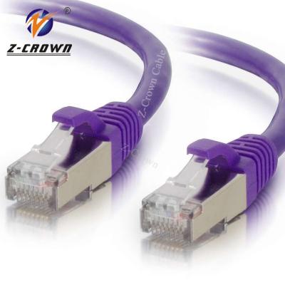 China Cat5e STP patch cord copper patch cable rj45 connector for sale