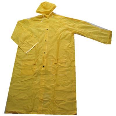 China 100% Cheap High Quality PVC Yellow Color Custom Waterproof Long Reusable Raincoat Transparent Reusable Raincoat for sale