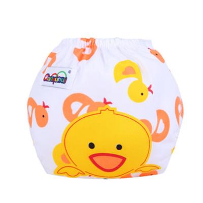 China Wholesale Washable Waterproof Diaper Panties Printed Reusable Infant Baby Training Pants for sale