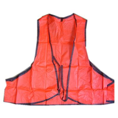 China Water Proof Export Supermarket: Adult Red PVC Vest Orange Vest Safety Vest for sale