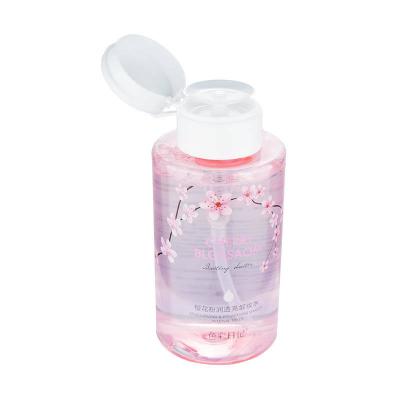 China Face Cherry Pollen Cosmetics Deep Cleansing Water Makeup Remover for sale