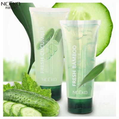 China Exfoliator Nceko Cucumber Moisturizing Exfoliating Face Scrub Gel Remove Dead Skin Body Exfoliate Scrub for sale