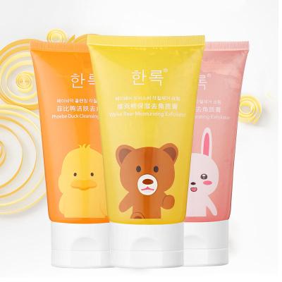 China Hanlu Exfoliator Remove Dead Skin To Exfoliate To Scrub Natural Ingredients Cute Exfoliating Face Scrub for sale